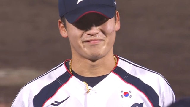 '삼진으로 경기 마무리!' 팀 완봉승을 완성한 대한민국