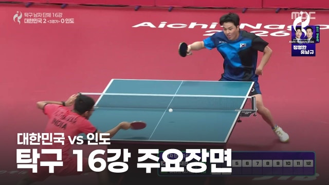 대한민국 vs 인도 하이라이트 - 남자 단체 16강 5 [2026 아이치·나고야 아시안 게임]