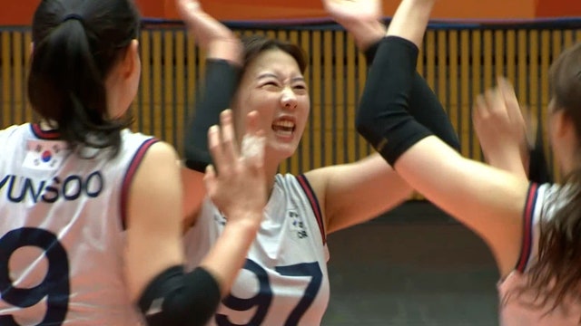 '차상현 감독도 박수' 강소휘의 서브에이스 득점!