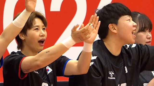 '우리의 강점' 선방 이후 속공 성공하는 대한민국