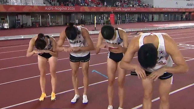 '명절 잘 보내세요!' 결선에 나서는 대한민국 선수들