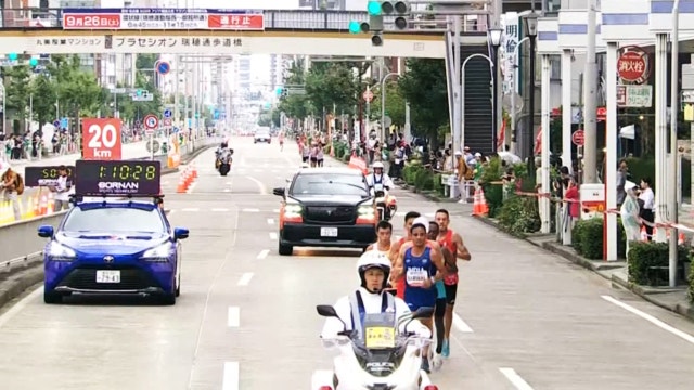 '100m 18초대' 마라톤 선수들의 위엄을 보여주는 페이스