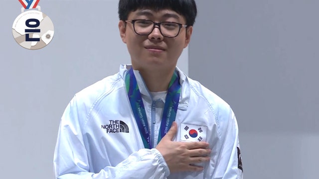 '강동신 은메달 획득!' 뿌요뿌요 챔피언 시상식
