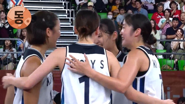 '여자 3X3 농구 최초!' 동메달을 획득하는 대한민국!