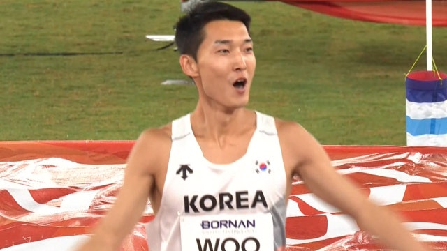 2차 시기에선 성공하는 우상혁