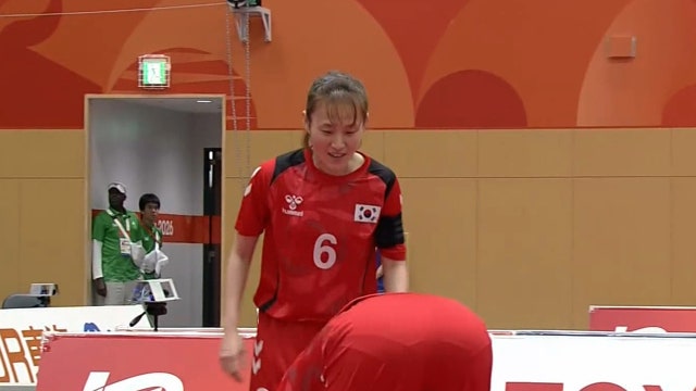 일본 대표팀의 연속 실수로 승기 잡는 대한민국