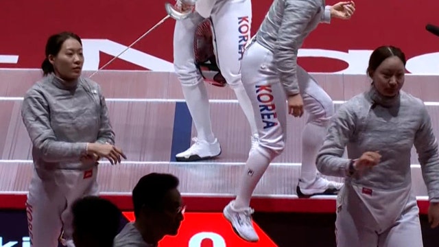 대한민국, 펜싱 여자 사브르 단체 결승 진출!