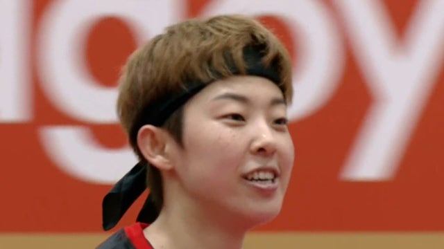 '나이스!' 한예지의 서브에이스!