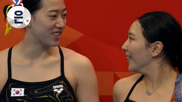 '감격의 2위' 김수지-김나현 은메달!