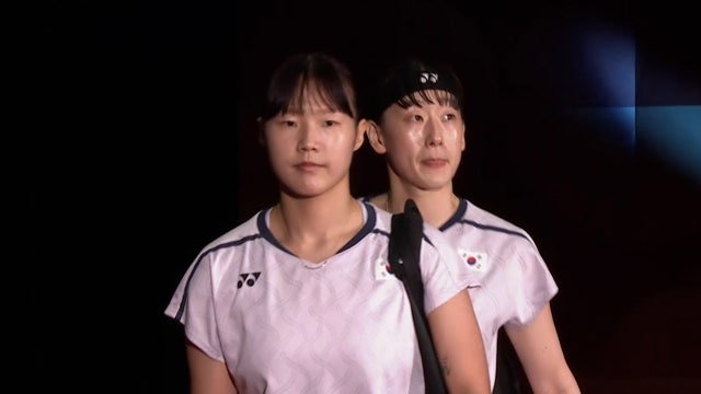 '금메달이 걸린 리벤지전!' 경기장으로 입장하는 이소희, 백하나
