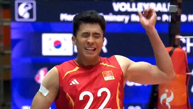 '23 대 25' 2세트를 가져가는 중국