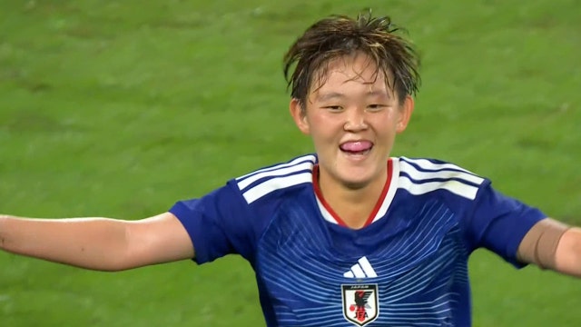 가미야 치이나의 선제골로 앞서가는 일본