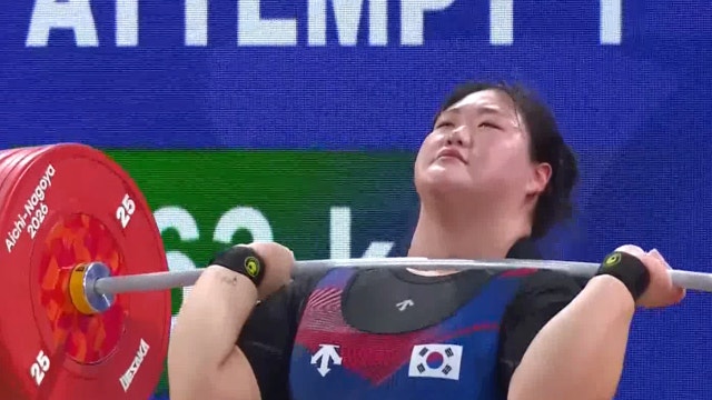 '꿈의 300kg 달성!' 박혜정, 용상 2차 167kg 성공!