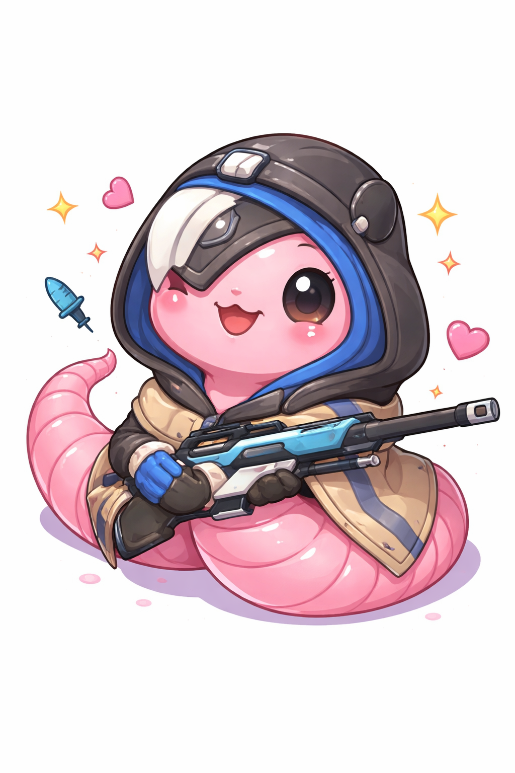 버스타는 지렁이