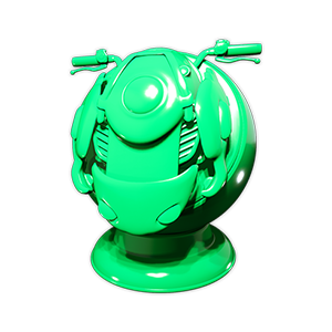 ‘스마일 네온 그린’ 컬러 탈 것 페인트 2종