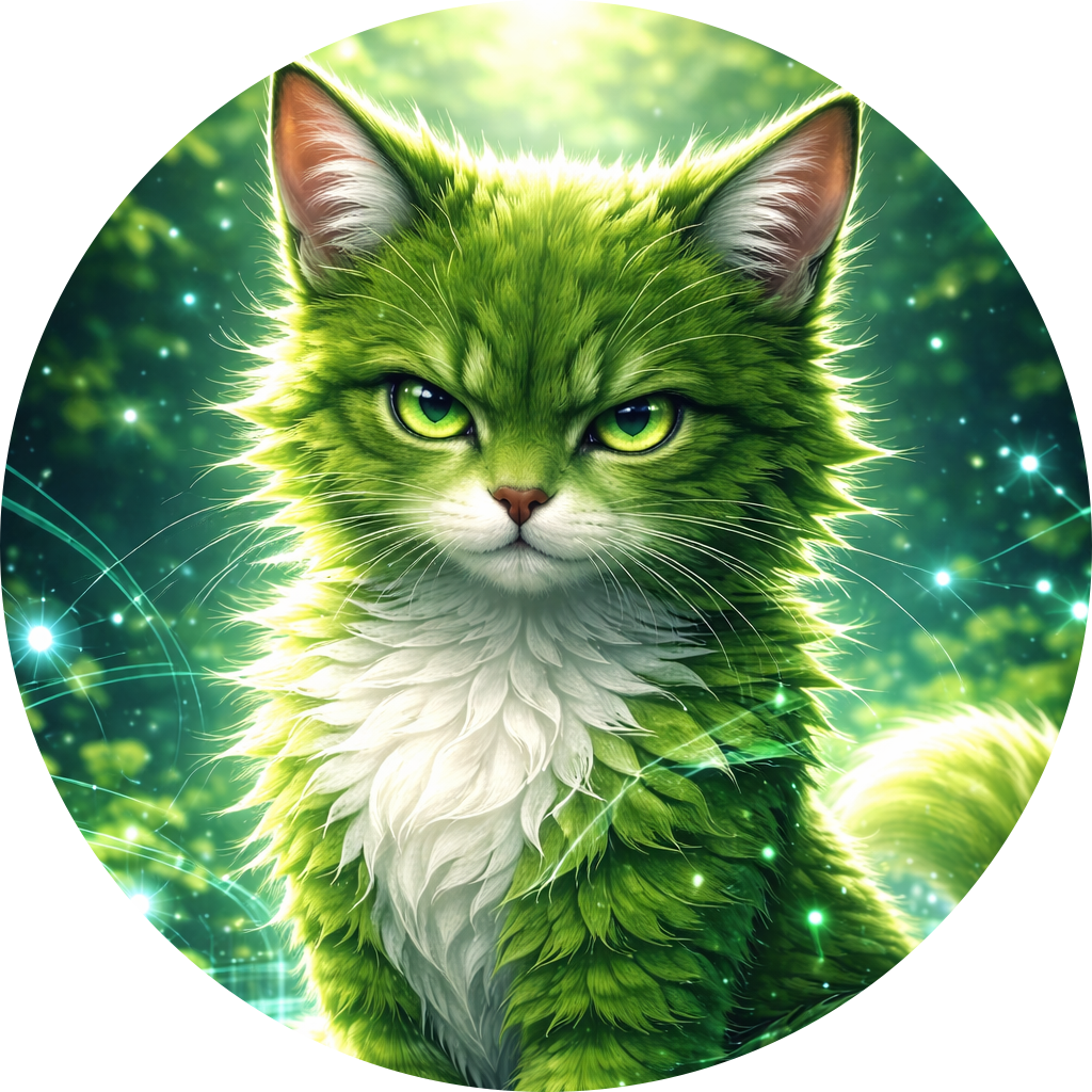 한국토종초록고양이