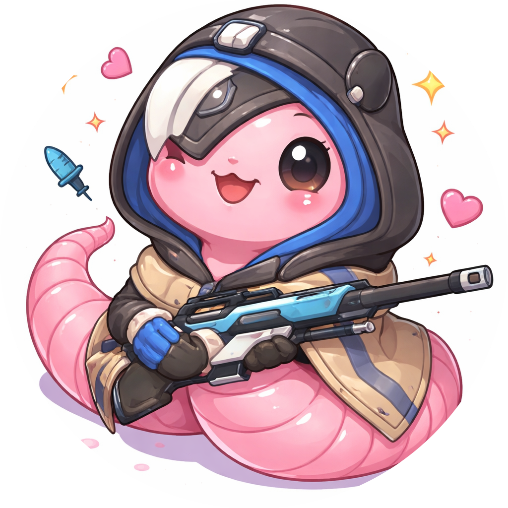 버스타는 지렁이