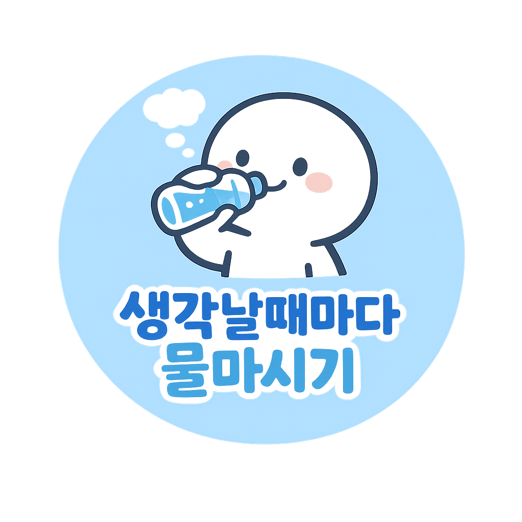 생각날때마다물마시기