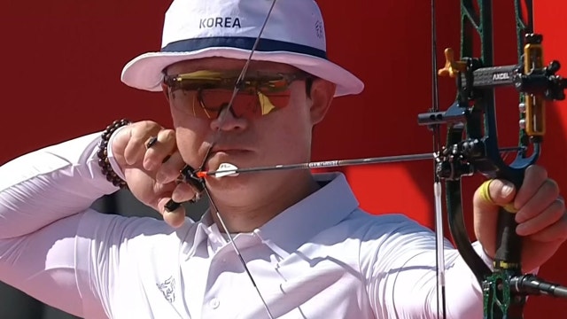 '연속 10점!' 점수 차를 줄인 최용희의 퍼펙트 엔드!