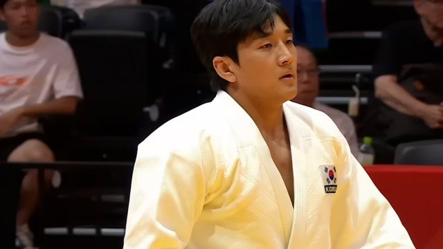 '급할 게 없다' 되치기 포인트를 따내는 이준환