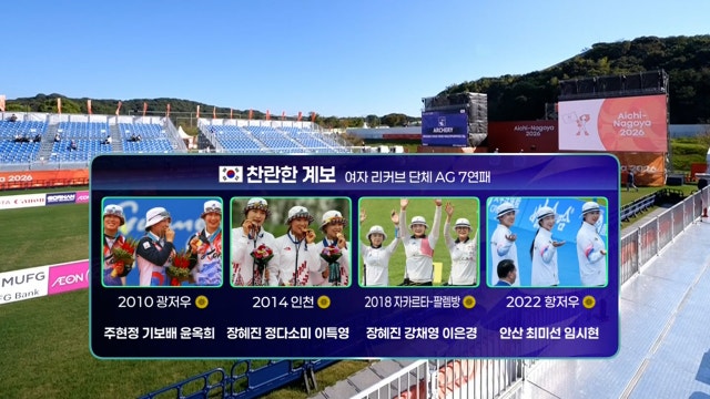 아시안게임 여자 단체전 8연패를 노리는 대한민국!