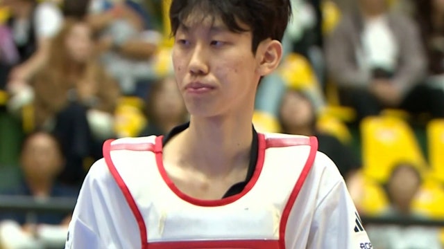 '무실점!' 준결승 1라운드 승리하는 문진호