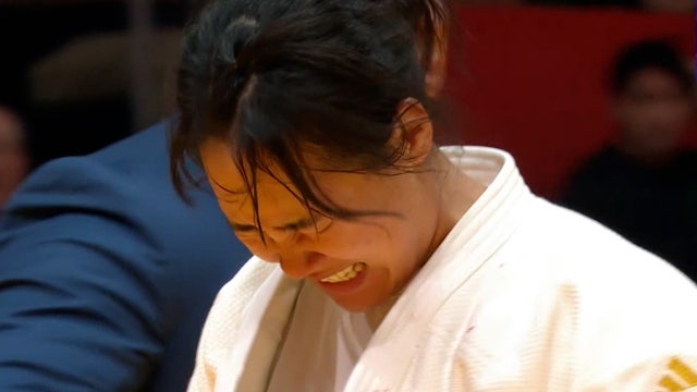 '감격적인 승리' 포인트를 따내는 김혜미