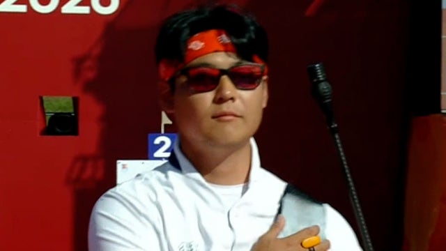 '이것이 대한민국 양궁이다!' 결승에 진출하는 이우석