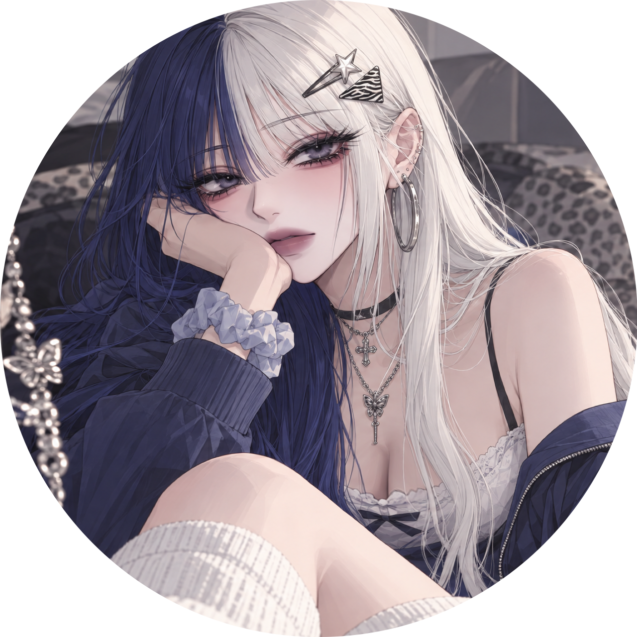 파란 BLUE 채널 프로필